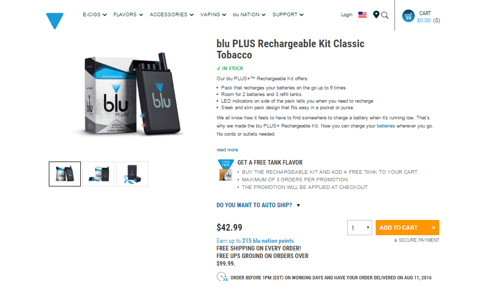 Blu Cigs E Cigarette Coupons